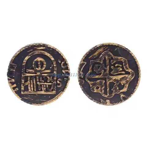 P9FC Plastic Pirate Golden Coin Games 100Pcs Denomination Coin Children's Party