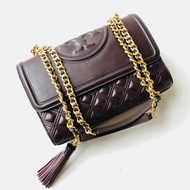 TORY BURC Genuine bags for women Original Fleming Bag diamond Chain Single shoulder Crossbody sling 