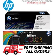 HP 305A Black Original LaserJet Toner Cartridge (CE410A)