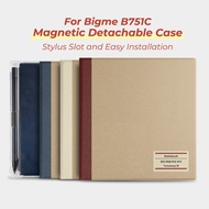 Twosheep Magnetic Detachable Case for Bigme B751C 7-inch Soft TPU Cover with Stylus Holder Auto Slee