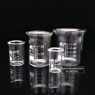) 1Set (5/10/25/50Ml Lab Boro Beaker, Laboratory Measuring Glass Cup Medical Plies oratory