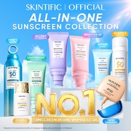 SKINTIFIC Sunscreen All-in-1 Series SPF50+PA++++UV Skincare | Matte Fit,Oil Control,Brightening,Repa