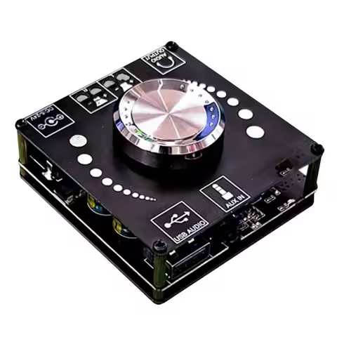 A12E-XY-AP100H 100W+100W Dual TPA3116D2 Bluetooth 5.0 Stereo Audio Digital Power Audio Amplifier Boa