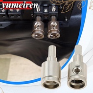 YUMEIREN Car Audio Connector, 0GA 4GA 8GA Pure Copper Car Speaker Wire Terminal, Gold Silver Wire Re