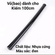 (Tặng kèm túi vải) Dụng cụ tập luyện thể lực kiếm gỗ dài 1m cứng chắc bokken tập võ