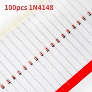 100Pcs 1N4148 Small Signal Fast Switching Diodes Axial 100V 1A DO-35 (DO-204AH) IN4148 1N IN 4148
