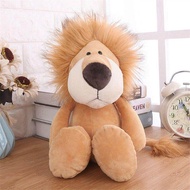 25cm Cute Forest Plush Toy Childrens Sleeping Mate Jungle Stuffed Lion Tiger Elephant Dog Giraffe Ra