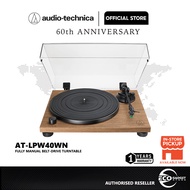 Audio-Technica Fully Manual Belt-Drive Turntable AT-LPW40WN