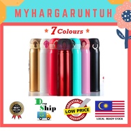Thermos Bottle 500ml Double-Layer Stainless Steel Botol Vacuum Flask Termos 7 Colours