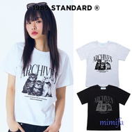1989 STANDARD ARCHIVES CAT Women's Slim Fit Short-Sleeved Shirt Tshirts