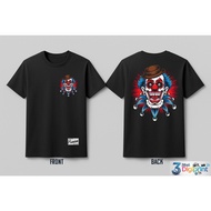 T-Shirt Premium Creepyclown Size Customize Print casual Tshirt