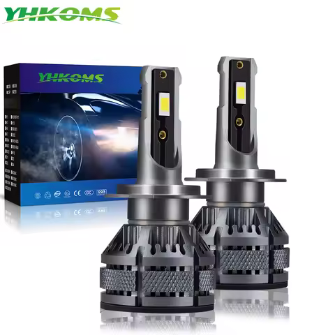 YHKOMS H7 H4 Led Headlight 6000K H1 H8 H11 Led Bulb Fog Light 9005 HB3 9006 HB4 Auto Lamp 30000LM 14