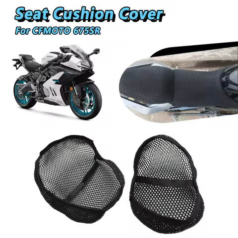 For CFMOTO 675SR 675 SR Motorcycle Seat Cover 3D Elastic Breathable Heat Resistant Anti Slip Protect