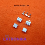 Small Molek Socket 3 Pin Complete Set Molex Terminal Socket Connector XH2.54 3P Molex Socket 3P