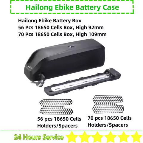 Hailong G56 G70 Down Tube Ebike Battery Case 36V 48V 52V Hailong Battery Box 50 52 56 60 65 70 pcs 1