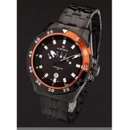 NAVIFORCE นาฬิกาผู้ชาย9029เรือนการออกแบบวันที่สัปดาห์เป็นเอกลักษณ์นาฬิกาอะนาล็อกนาฬิกาข้อมือสายสีดำส