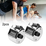 【Llittlesunla】2Pcs Metal Handheld Tally Counter 4-Digit Number Count Clicker Counter, Hand Mechanica