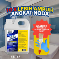 TOILET CLEANER SONIC (GRATIS SIKAT) Sonic Sonik Cairan Ajaib Multifungsi Pengilang Anti Noda Memband