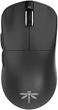 VGN Dragonfly F1 Pro Max Black Wireless Gaming Mouse, Lightweight, 2.0 oz (55 g), Pixart PAW3395, Up