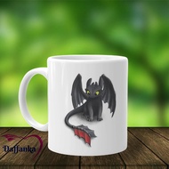 Dragon Toothless Glass Mug