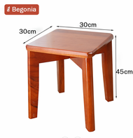 SIFU สไตล์นอร์ดิก Stackable Stool ร้านอาหาร Stool ไม้แข็ง Square รองเท้าเปลี่ยนม้านั่งไม้เก้าอี้แต่ง