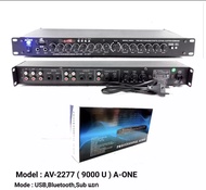 ปรีแอมป์คาราโอเกะ Bluetooth mp3 USB/SD CARD มีSUB OUT รุ่น9000U