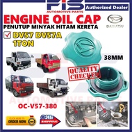 FIS Engine Oil Cap Daihatsu DV57 DV57A 1TON Penutup Minyak Hitam Kereta