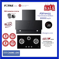 FOTILE JQG9055-i Chimney Hood + FOTILE GHG78312 Built-In Hob