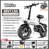 AENXRD จักรยานไฟฟ้าพับได้ จักรยานไฟฟ้า 500W 48V20A จักรยานไฟฟ้า กุญแจรีโมทอัจฉริยะพร้อมระบบล็อ พร้อม