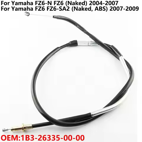 Motorcycle Clutch Control Cable Wire For Yamaha FZ6-N FZ6 (Naked) 2004-2007 FZ6-SA2 ABS 2007-2009 1B