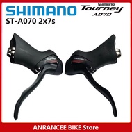 SHIMANO TOURNEY A070 Shifter 2X7 Speed Groupset Shifter ขี่จักรยาน14S สำหรับจักรยานเสือหมอบจักรยาน S