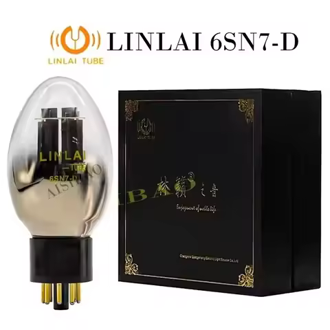 LINLAI 6SN7-D 6SN7D Vacuum Tube Replace 6SN7 CV181 6N8P 5692 6H8C WE6SN7 Electronic Tube Amplifier K