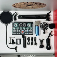 [ Hot!!! ] COMBO Livestream Chuyên Nghiệp Tại Nhà SoundCard X7Pro - Micro Thu Âm AT100 Giá Rẻ Tặng K