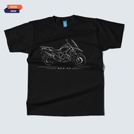 T-SHIRT bmw GS T-SHIRT PREMIUM COTTON SILHOUTE/ UNISEX BLACK T-SHIRT/