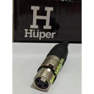 Socket canon XLR 3 pin female Huper HUA701