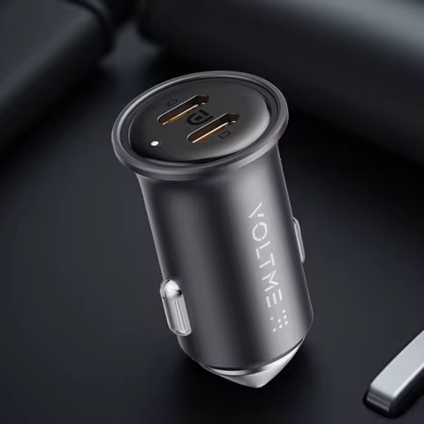 VOLTME-Cazo 20w USB C Fast Car Charger Adapter for iPhone 15, 14, 13 Pro Max, PD 20W, QC18W, Samsung