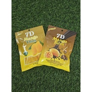 7D Dried Mango Thins and 7D Mango Bites + Dark Chocolate 80g(New Product)