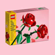乐高（LEGO）积木玫瑰花 花束拼搭 限量收藏款 女孩玩具 情人节礼物 玫瑰花