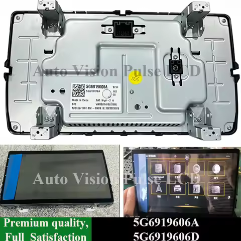 Original 9.2 Inch 5G6919606A 5G6919606 5G6919606D LCD Display Assembly For V-W Pa-ssat B8 Go-lf MK7 
