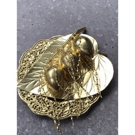 Bronze WORSHIP BELLY PLATE (HANDCRAFTED GOODS)