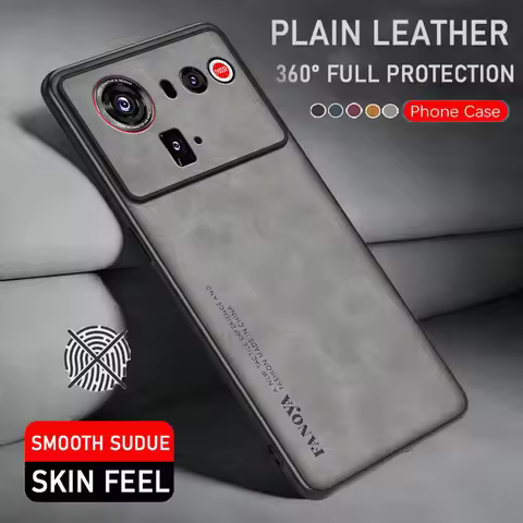 Protective Phone Leather Case for ZTE Nubia Z80 Ultra Shockproof Case Skin Friendly Cover Suitcase Z