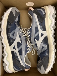 Mizuno x wave shoes navy blue gtx goretex gore tex 防水 Michelin 鞋