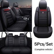 5-seater universal luxury PU leather car seat cover full car cushion protective cover For ISUZU DMAX