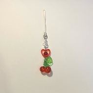 GANTUNGAN Sweet cherry beads phonecharm | Cherry bead hanger