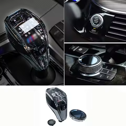 3pcs Crystal Shift Knob for BMW 3/4/5/3GT/5/6/7/X3/X4/X5/X6/X3i series F30 F31 F32 F10 F11 F12 F01 F