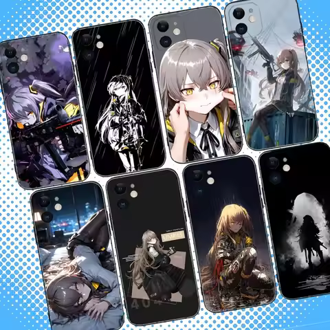 Girls Frontline Ump45 Phone Case For iPhone 16,15,14,13,12,11,Pro,Max,Plus,X,XS,XR,SE,8,7,Mini,Soft 
