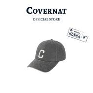COVERNAT Hat Model [Cozy Fit] Washing C Logo B.B Cap Grey (70081SCWCAU_U5GYXX)