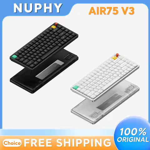 NuPhy Air75 V3 Low-Profile Wireless Tri Mode Mechanical Keyboard Gasket Structure Hot Swappable 4000