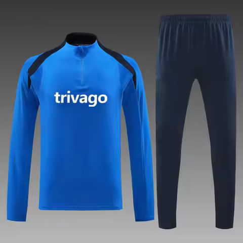 NEW adult tracksuits training suit Chelsea Fans Half Zipper Jacket men games Jerseys football Kit To