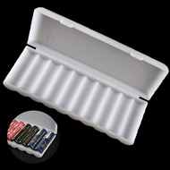 WENTIVV Durable Container 18650 Battery 10X18650 White Cover Hard Case Storage Box Battery Holder